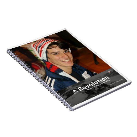 SpiralrevolutionsNotebook Notizblock (Rechte Seite)