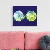 Spirals Canvas Print Leinwanddruck (Insitu (Wohnzimmer))