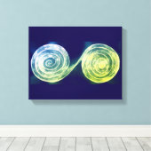 Spirals Canvas Print Leinwanddruck (Insitu (Holzboden))