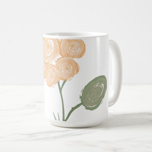 Spirals of Blooming Energy Kaffeetasse (VorderseiteRechts)