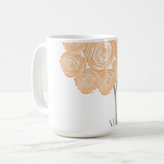 Spirals of Blooming Energy Kaffeetasse (Vorderseite Links)