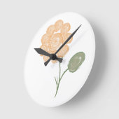 Spirals of Blooming Energy Runde Wanduhr (Winkel)