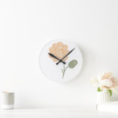 Spirals of Blooming Energy Runde Wanduhr (Zuhause)