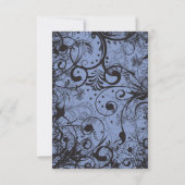 SPIRALS & STARS Party-Karte für Hochzeiten Einladung (Rückseite)