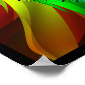 Spiralschleifen Poster (Ecke)