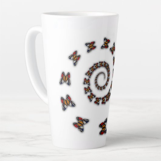 Spiralschmetterlinge Milchtasse (Linke Ecke)