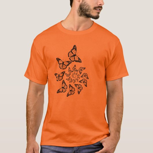Spiralschmetterlinge T-Shirt (Vorderseite)