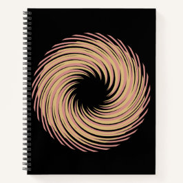 Spiralschwarz Notizblock