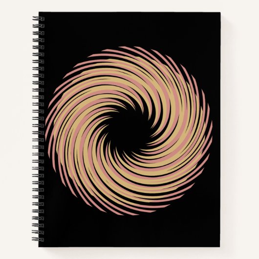 Spiralschwarz Notizblock (Vorderseite)