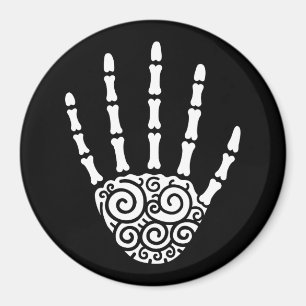 Spiralskeletthand Magnet