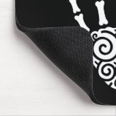 Spiralskeletthand Mousepad (Ecke)