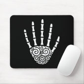 Spiralskeletthand Mousepad (Mit Mouse)