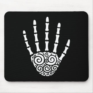 Spiralskeletthand Mousepad