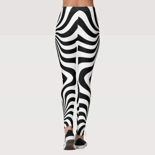 Spiralstäbchen mit Loch Leggings (Rückseite)