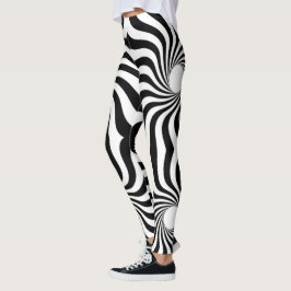 Spiralstäbchen mit Loch Leggings