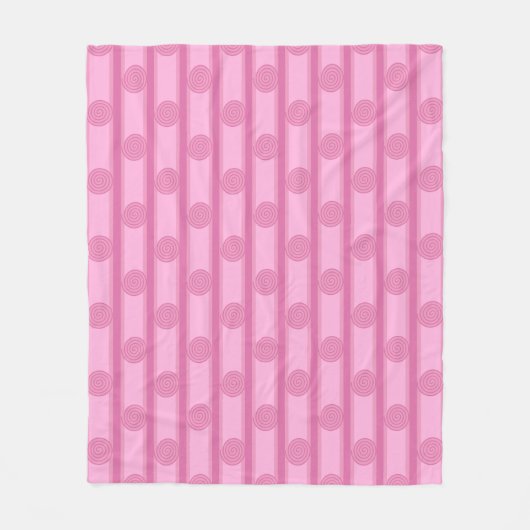 Spiralstreifen Fleecedecke (Vorderseite)