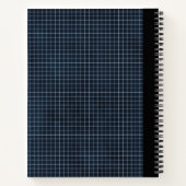 Spiralstruktur für Graph Notizblock (Rückseite)