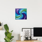 Spiraltanz Poster (Heimbüro)