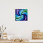 Spiraltanz Poster (Küche)