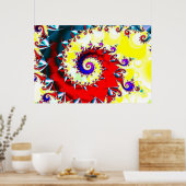Spiraltanz Poster (Küche)