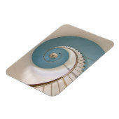 Spiraltreppe des Leuchtturms Lyngvik Magnet (Linke Seite)