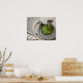 Spiraltreppe im Zentrum von Embarcadero Poster (Küche)