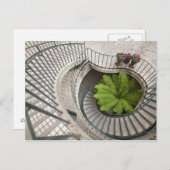 Spiraltreppe im Zentrum von Embarcadero Postkarte (Vorne/Hinten)