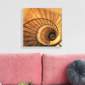 Spiraltreppe Leinwanddruck (Insitu (Wohnzimmer))