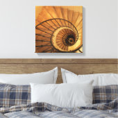 Spiraltreppe Leinwanddruck (Insitu (Schlafzimmer))