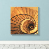 Spiraltreppe Leinwanddruck (Insitu (Holzboden))