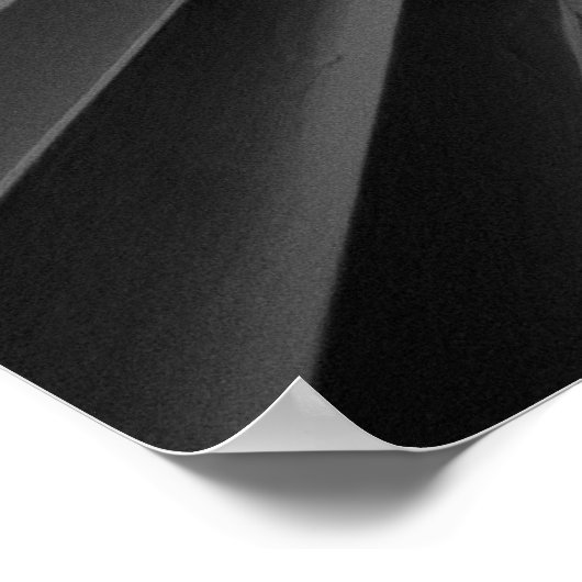 Spiraltreppe mit Blume Poster (Ecke)