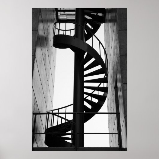 Spiraltreppe Poster (Vorne)