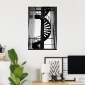 Spiraltreppe Poster (Heimbüro)