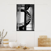 Spiraltreppe Poster (Küche)
