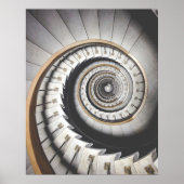 Spiraltreppe-Poster Poster (Vorne)