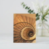Spiraltreppe Postkarte (Stehend Vorderseite)