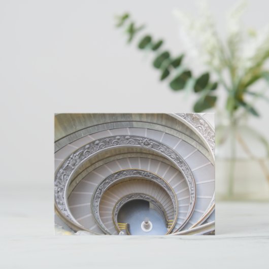 Spiraltreppe Postkarte (Stehend Vorderseite)