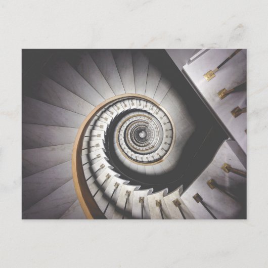 Spiraltreppe Postkarte (Vorderseite)