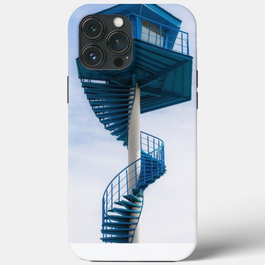 "Spiraltreppe rund um das Pole Phone Case - Modern (Rückseite)