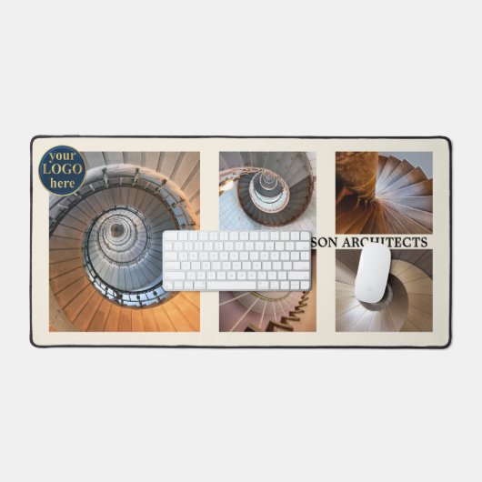 Spiraltreppenarchitektur für Fotocollage Schreibtischunterlage (Tastatur & Maus)