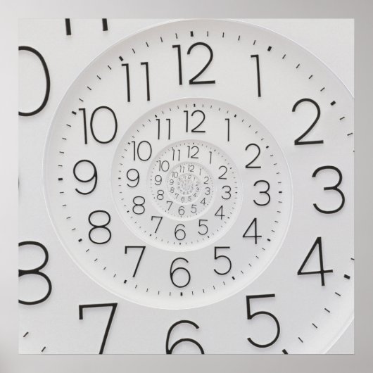 Spiraluosenaufkleber Poster (Vorne)