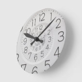 Spiraluosenuhr Runde Wanduhr (Winkel)