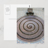 Spiralwasserbrunnen - Koln, Deutschland Postkarte (Vorne/Hinten)