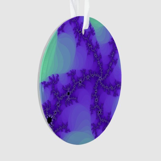 Spiralwaves Fraktal Ornament (Vorderseite)