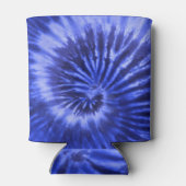 Spiralwirl in Krawatte - blau Dosenkühler (Rückseite)