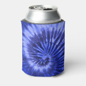 Spiralwirl in Krawatte - blau Dosenkühler (Kanne Rückseite)