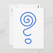 Spiralzeichen Postkarte (Vorne/Hinten)