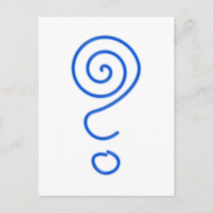 Spiralzeichen Postkarte