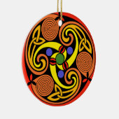 Spiralzellangeschmack Keramik Ornament (Rechts)