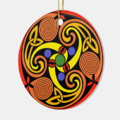 Spiralzellangeschmack Keramik Ornament (Links)